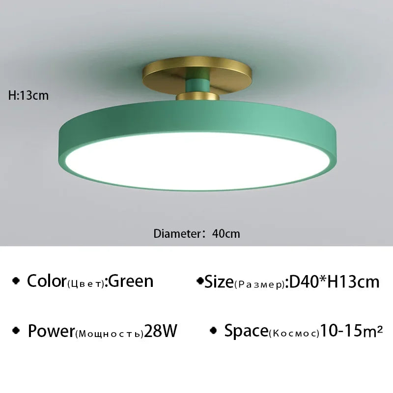 Makaron Modern LED Ceiling Lamp Chandelier For Living Dining Room Bedroom Aisle Loft Home Decor Indoor Lighting Fixture Lustre