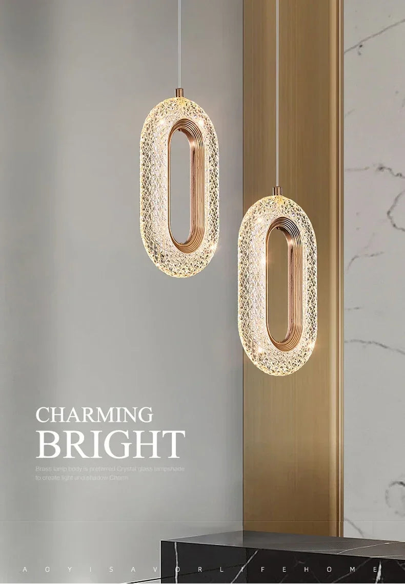 Modern Bedside Pendant Light, Long Line Living Room Background Wall Light, Study Pendant Light, Bedroom Interior Lighting