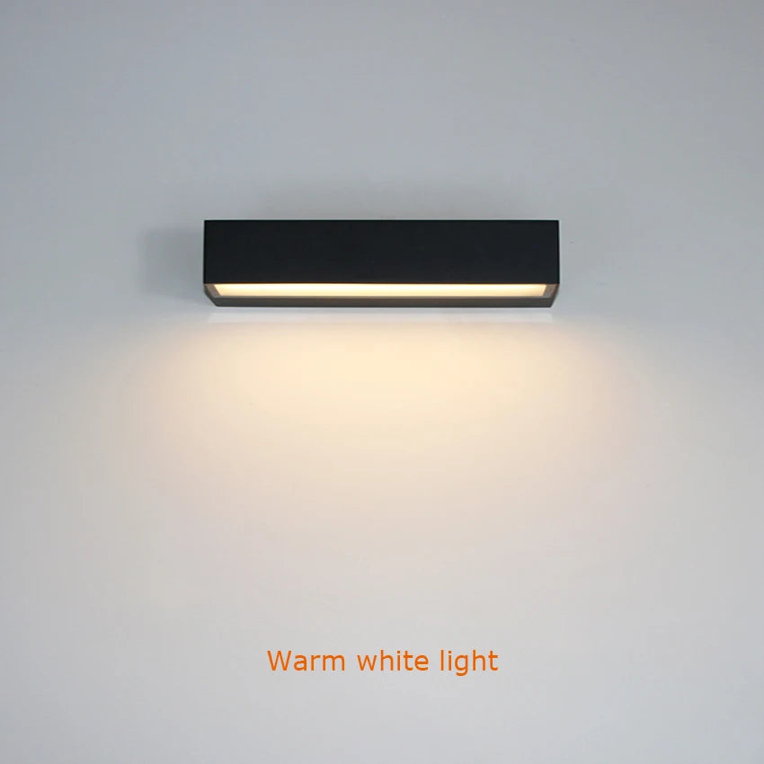 Outdoor waterproof IP65 LED wall lights, door headlights, balcony, courtyard, exterior wall lights, courtyard, outdoor gardening