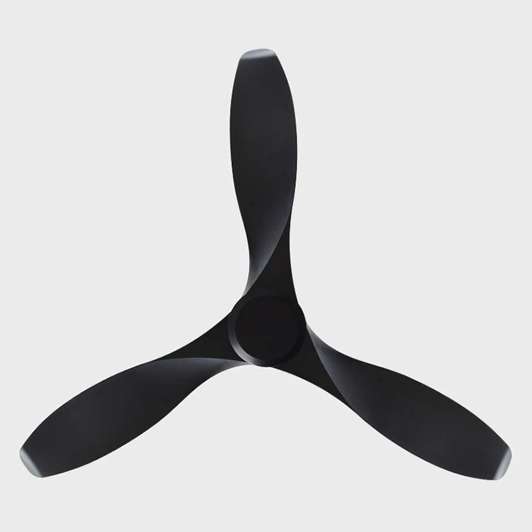 Modern Simple 42 /52 Inch Pure Copper DC Motor Remote Control ABS Blade Led Ceiling Fan With Light Restaurant Fan