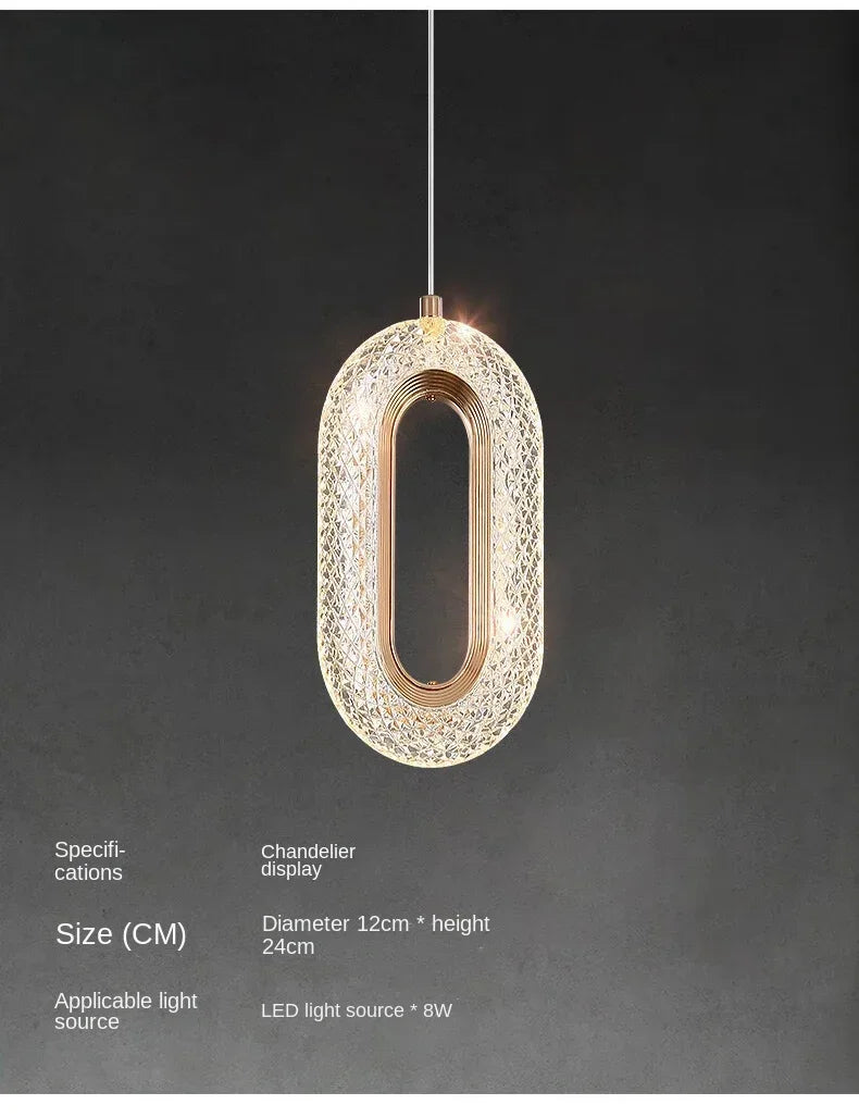 Modern Bedside Pendant Light, Long Line Living Room Background Wall Light, Study Pendant Light, Bedroom Interior Lighting