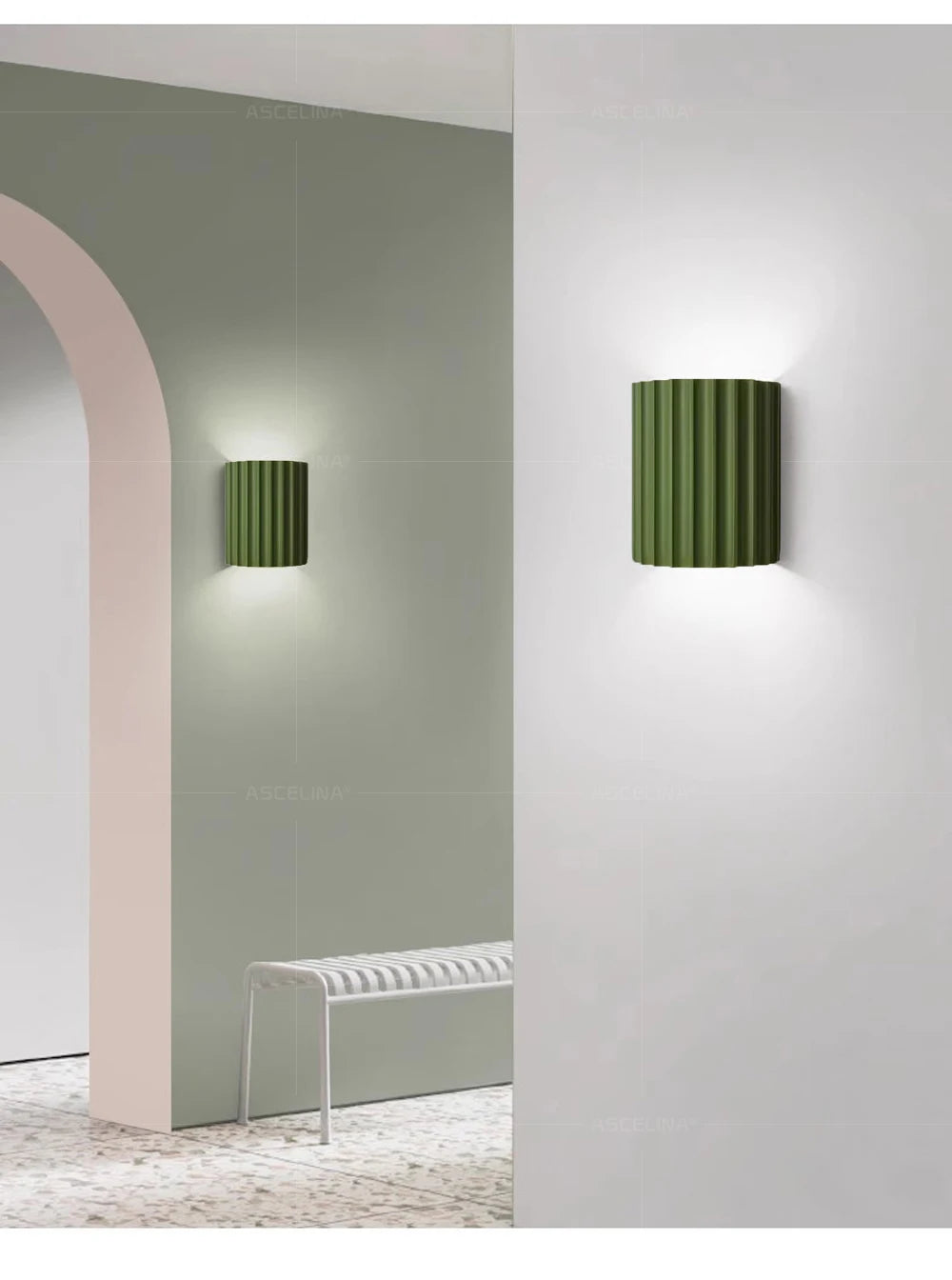Modern LED Wall Lamp Minimalist Macaron Resin Sconces Entryway Aisle Living Rooms Bedrooms Bedside Study Illumination Luminaire
