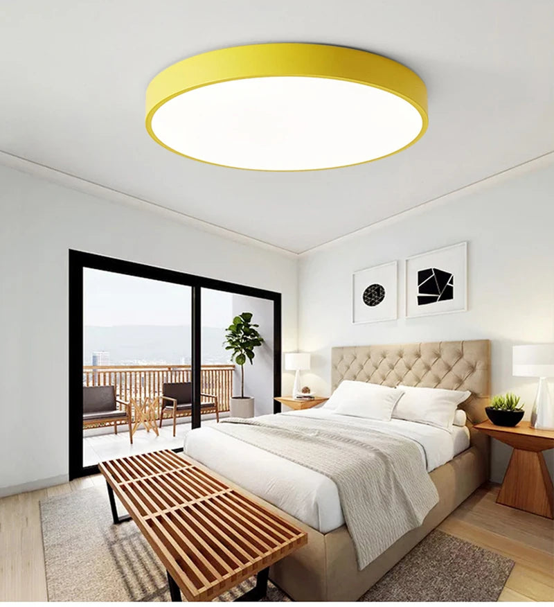 Macaron LED Nordic ceiling light creative modern minimalism living room bedroom study dining room corridor balcony lighting
