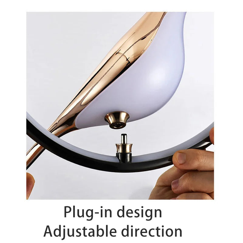 Modern Art Pendant Lamp Indoor Lighting for Living Room Bedroom Dining Room Light Fixture LED Hanging Lamp Home Decor