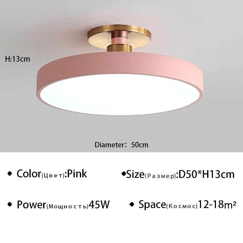Makaron Modern LED Ceiling Lamp Chandelier For Living Dining Room Bedroom Aisle Loft Home Decor Indoor Lighting Fixture Lustre