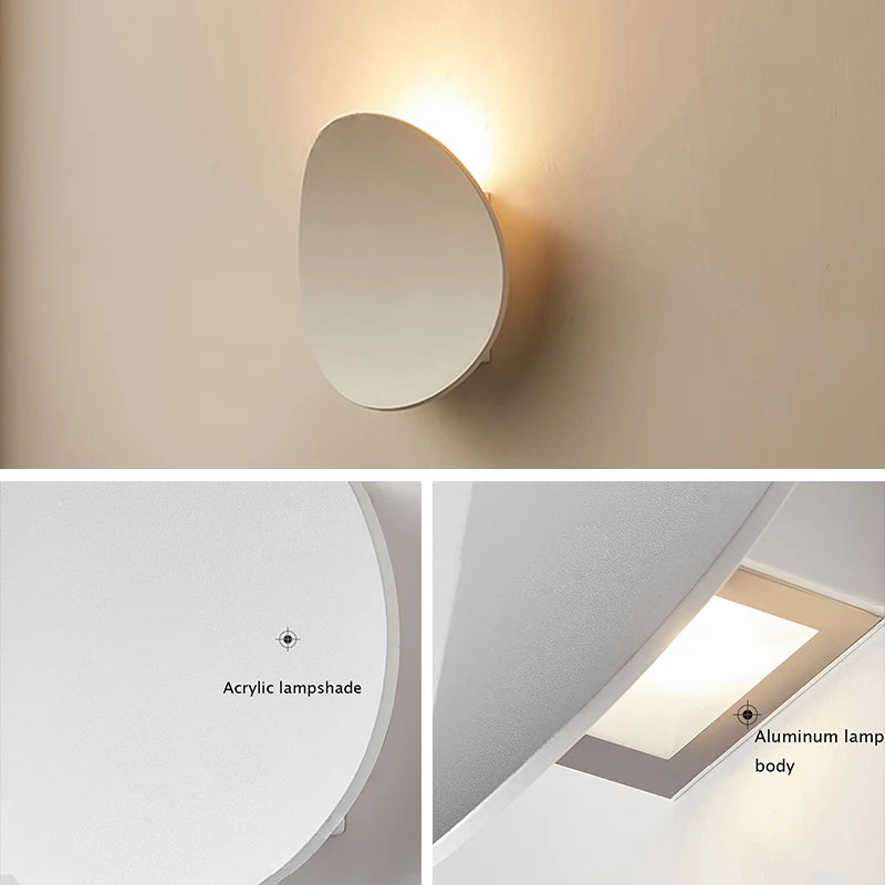 LED Outdoor Porch Wall Sconce Aluminum Exterior Wall Lighting Fixtures Waterproof Lamp for House Patio Doorway Garage Decoration