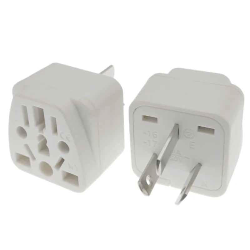 Australian/China/New Zealand Travel Adapter, IEC Type I Plug US/EU/UK/Swiss/Italy/Japan To AU 3 Pin Power Converter 10A/250V