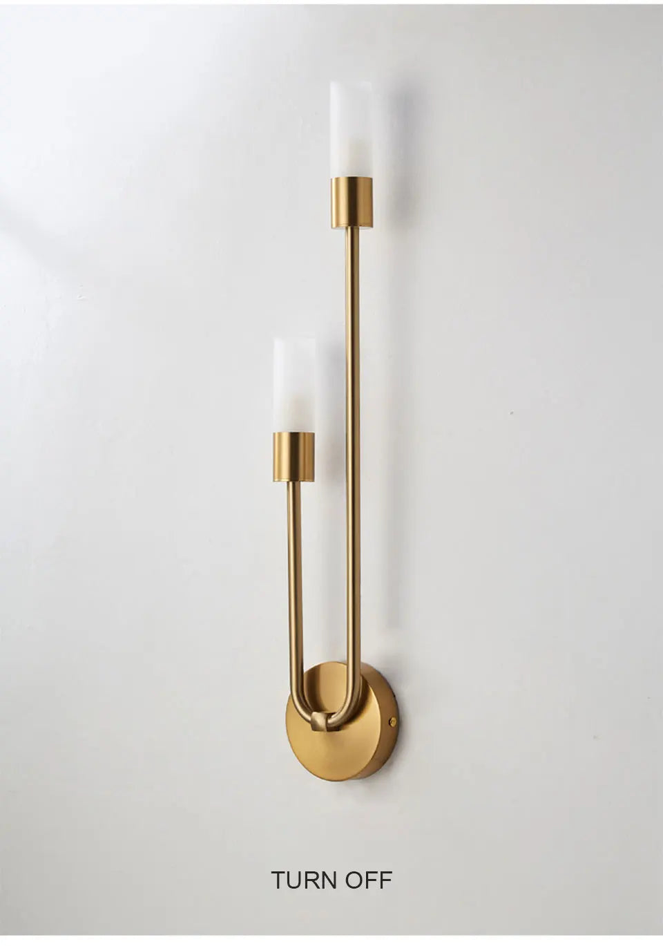Modern Wall Lamps Indoor Wall Sconces G9 Gold Black Light Fixture Minimalist Candle Lighting for Bedroom Stairway Balcony Decora