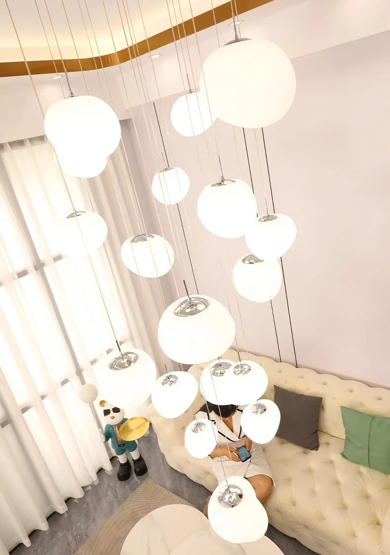 Nordic home decor dining room Pendant lamp lights indoor lighting stair lamp hanging light chandelier lamps for living room