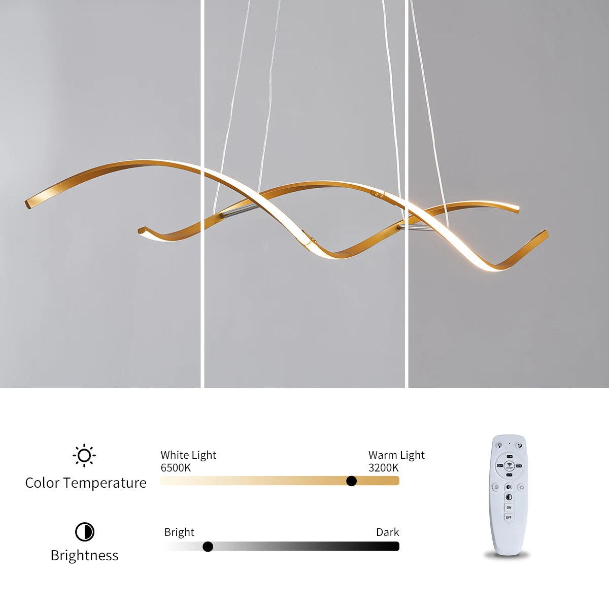 Modern LED Chandelier For Living Room Dining Room Bar Kitchen Room Work Smart Home Alexa Google RC Hanging Chandelier Fixtures