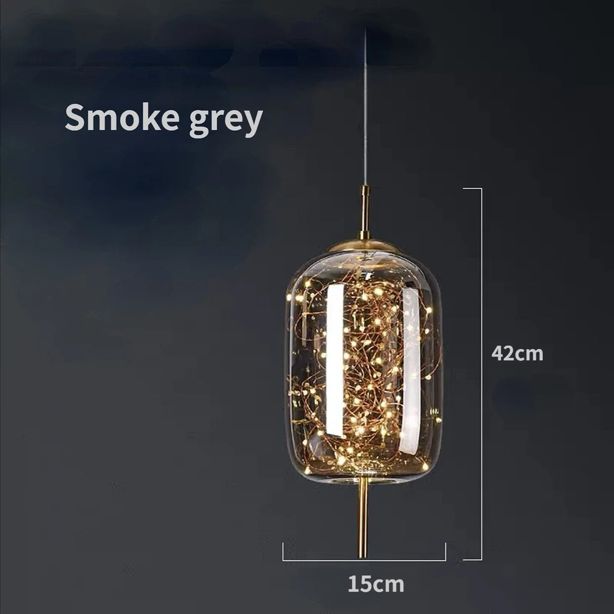 Modern Led Glass Pendant Lights for Bedroom Bedside Bathroom Hanging Lighting Ceiling Chandelier Lamp Decoration String Line
