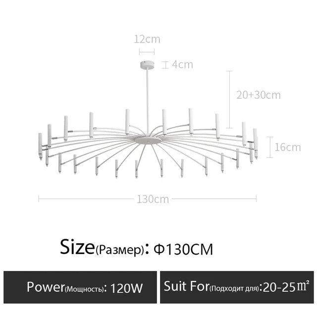 Minimalist Ceiling Chandelier G9 Light Fixtures 110V/220V Home Interior Lighting Decora Pendant Lamp for Living room Dining Room