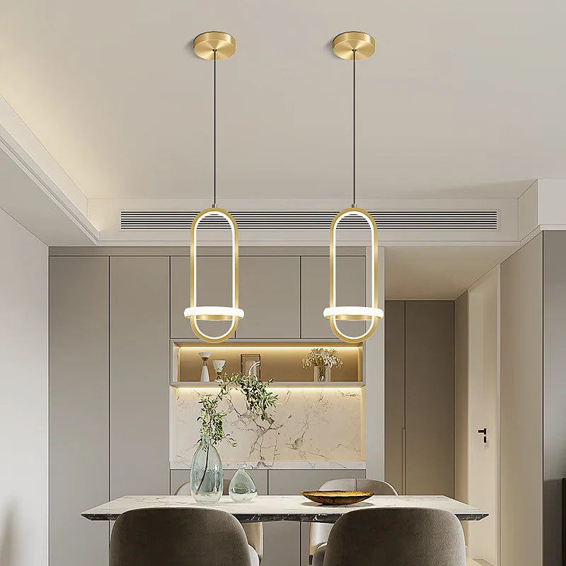 Nordic Modern LED Pendant Light Bedroom Bedside Hanging Chandeliers Lamp For Living room Dinnig Room Table Lamp Lighting Fixture