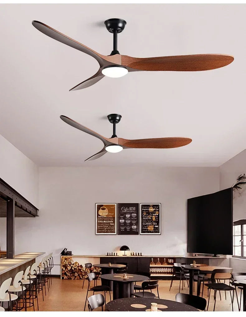 Low Floor Modern Ceiling Fan with Lights, 6-speed Adjustable DC Motor Reversible Blade Remote Control LED Fan with Lights