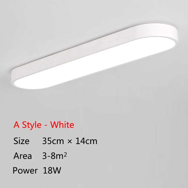 Modern Led Ultra-Thin Ceiling Light Balcony Corridor Bedroom Home Decoration Indoor Lighting Kitchen Restaurant Ceiling Light
