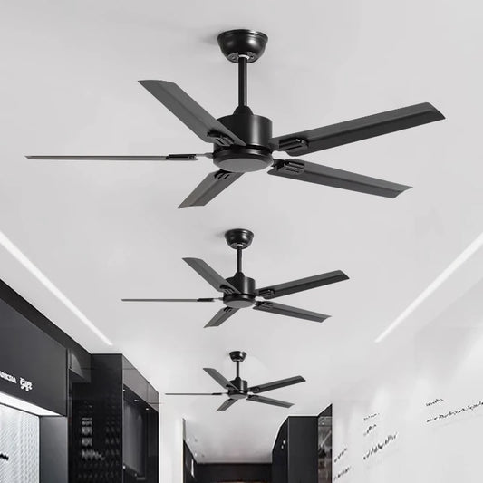 42/52 Inch New Type of Strong Wind Silent Industrial Retro Ceiling Fan, Dining Room Living Room Home Fan, No Photoelectric Fan