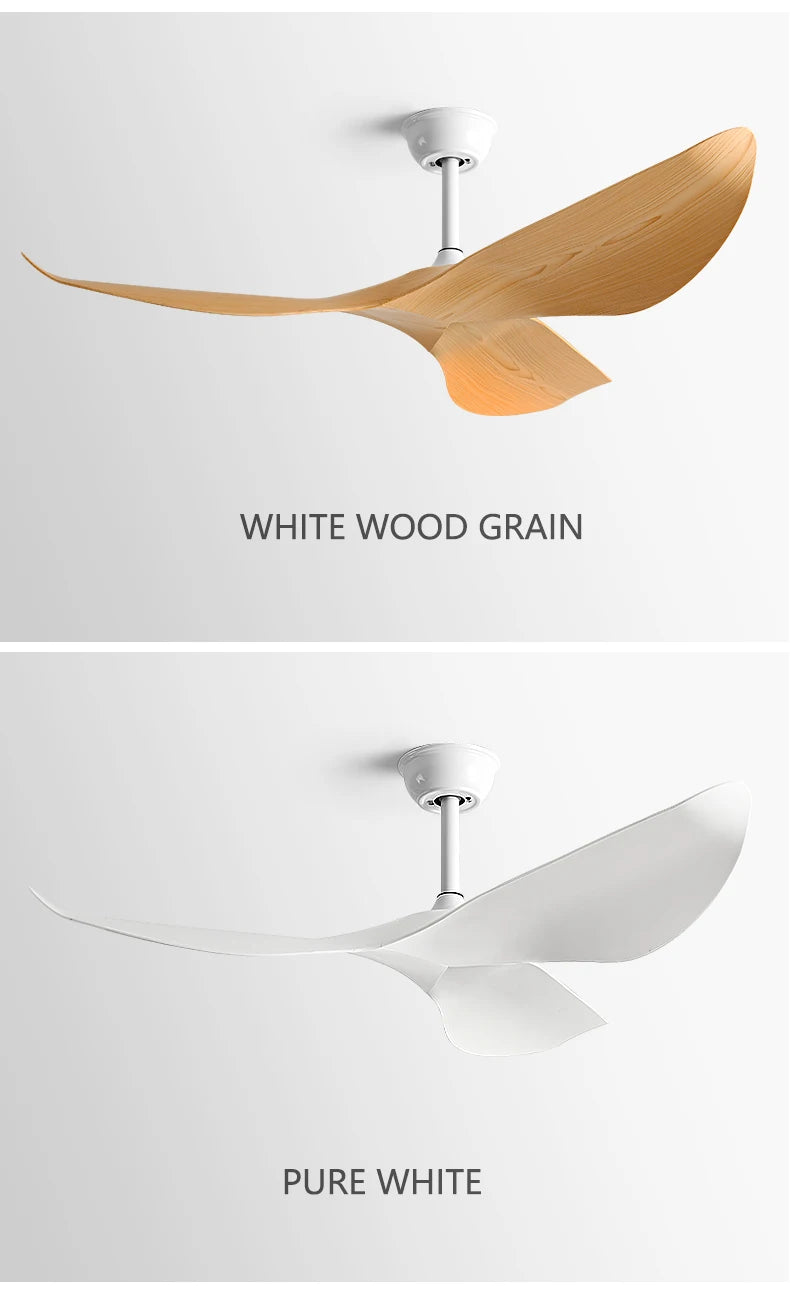 38/52 Inch Ceiling Fan Living Room Restaurant Americans Modern  Office Without Light DC Remote control Electric Fan 110V 220V