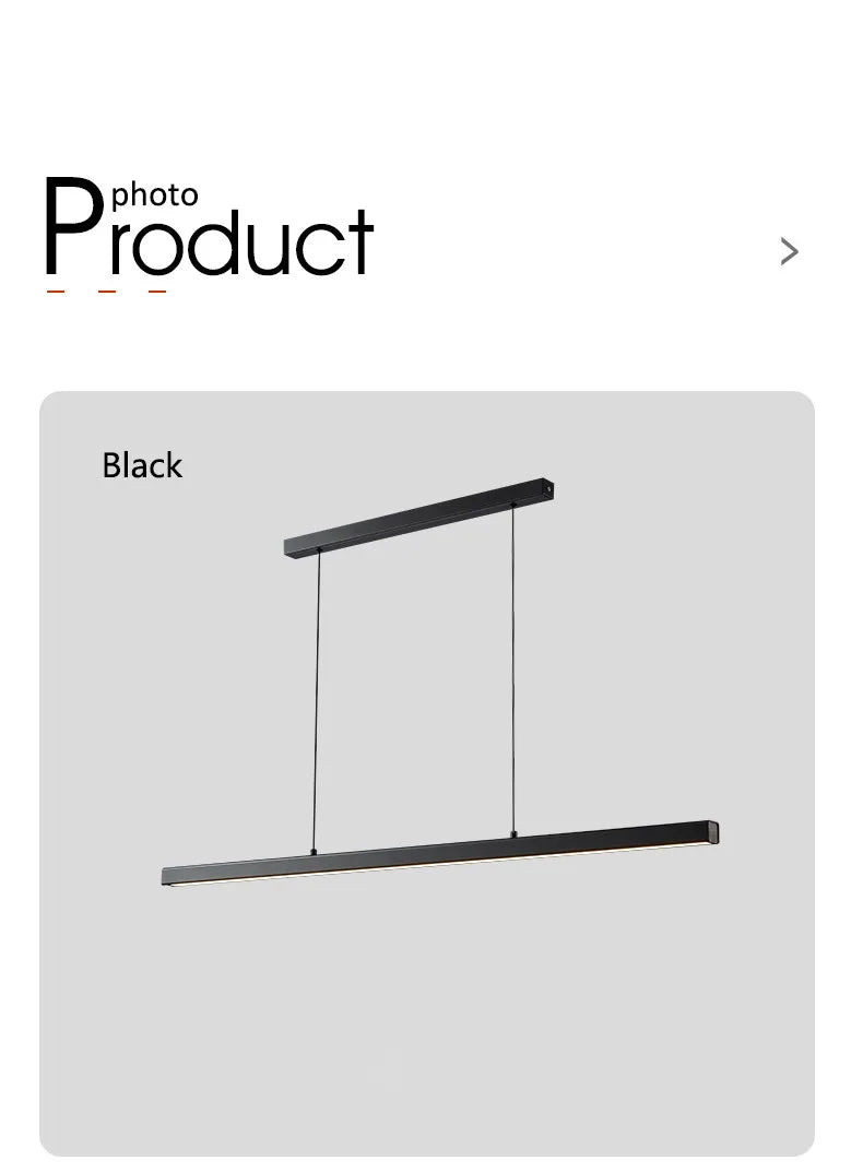 Dining room chandelier Nordic modern lamp dining table bar lamp restaurant lights kitchen lights office company led strip lamps
