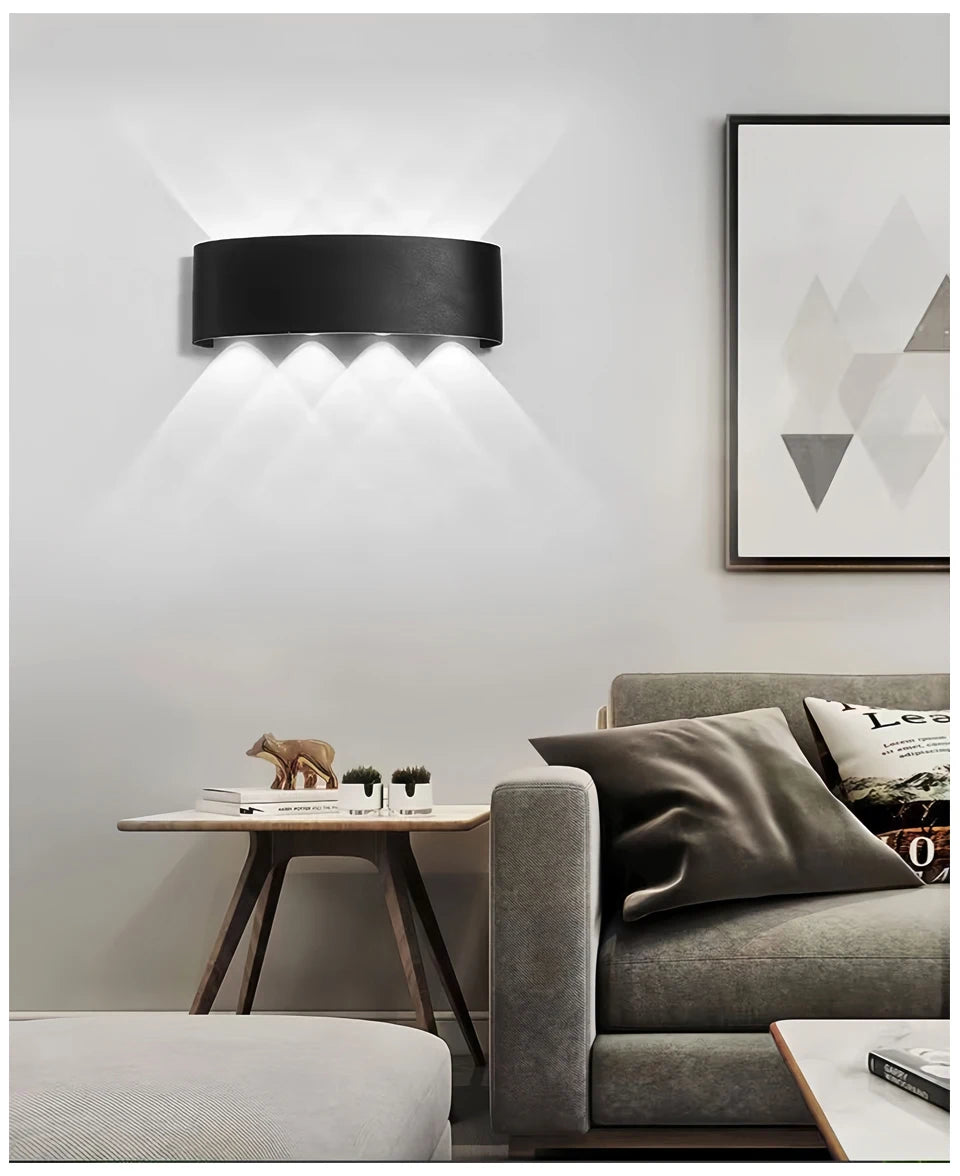 LED Wall Lamp 4/6/8/10 Outdoor Wall Lamps Up And Down Towards Lighting For Indoor Room Decoration Garden Lighting Street Lights