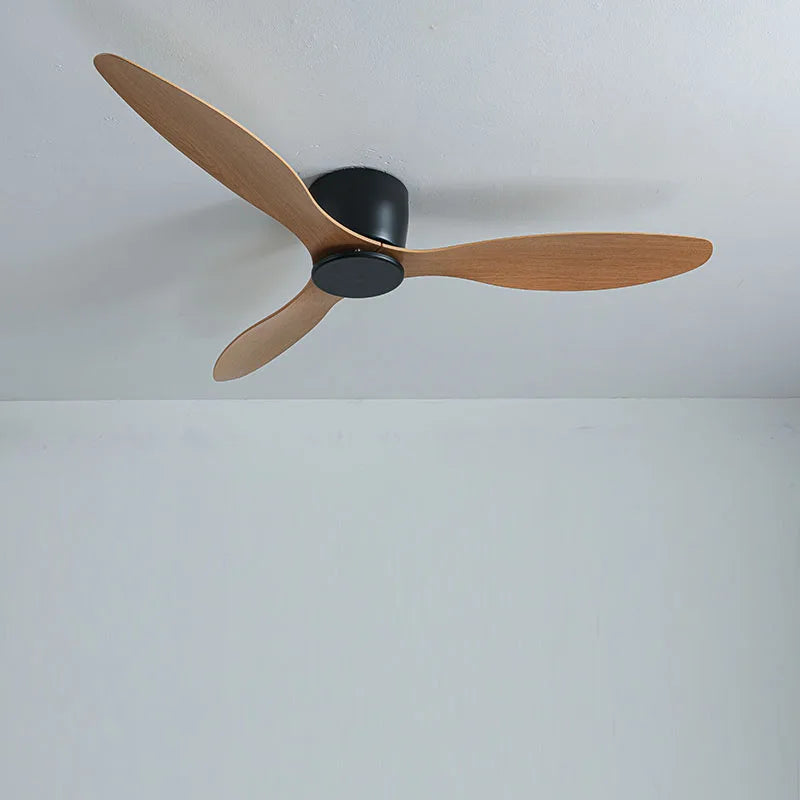 Ceiling Fans With Light No Light  DC Motor 6 Speeds Timing Fans 20CM Low Floor Loft Remote Control Decorative Led Fan With Light