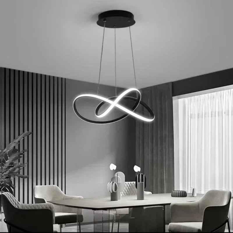 60cm Ceiling Chandelier, Living Room, Dining Room, Bedroom, Hotel Chandelier, Dining Table, Fashionable LED Warm Light Fixture