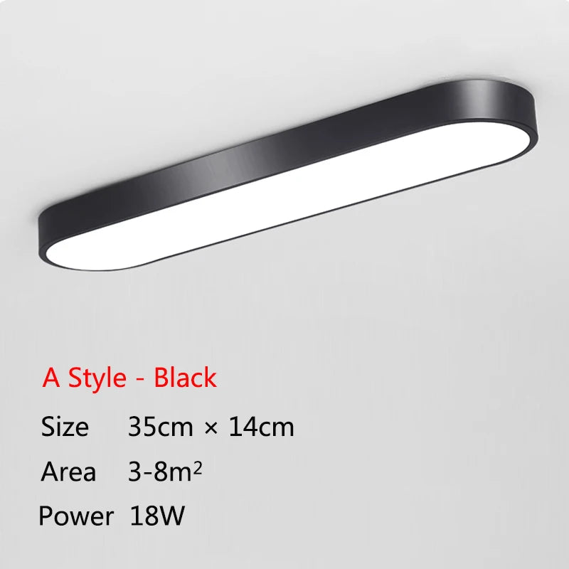Modern Led Ultra-Thin Ceiling Light Balcony Corridor Bedroom Home Decoration Indoor Lighting Kitchen Restaurant Ceiling Light