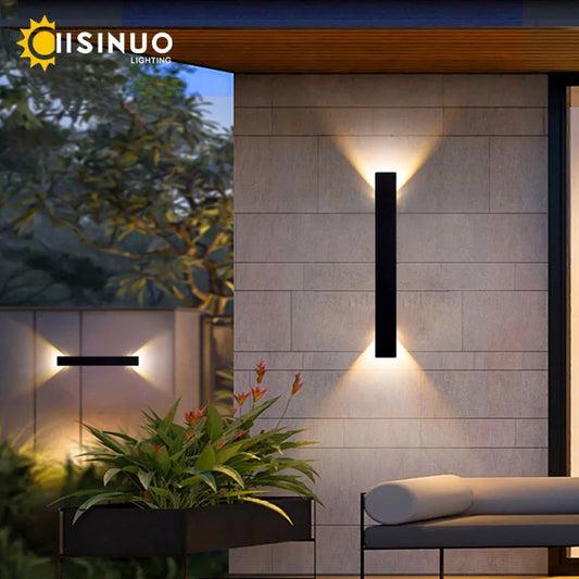 Modern LED Indoor Outdoor Wall Lamps Up and Down Wall Lights Living ROOM Bedroom Wall Scorce Waterproof Wall Light Fixtures