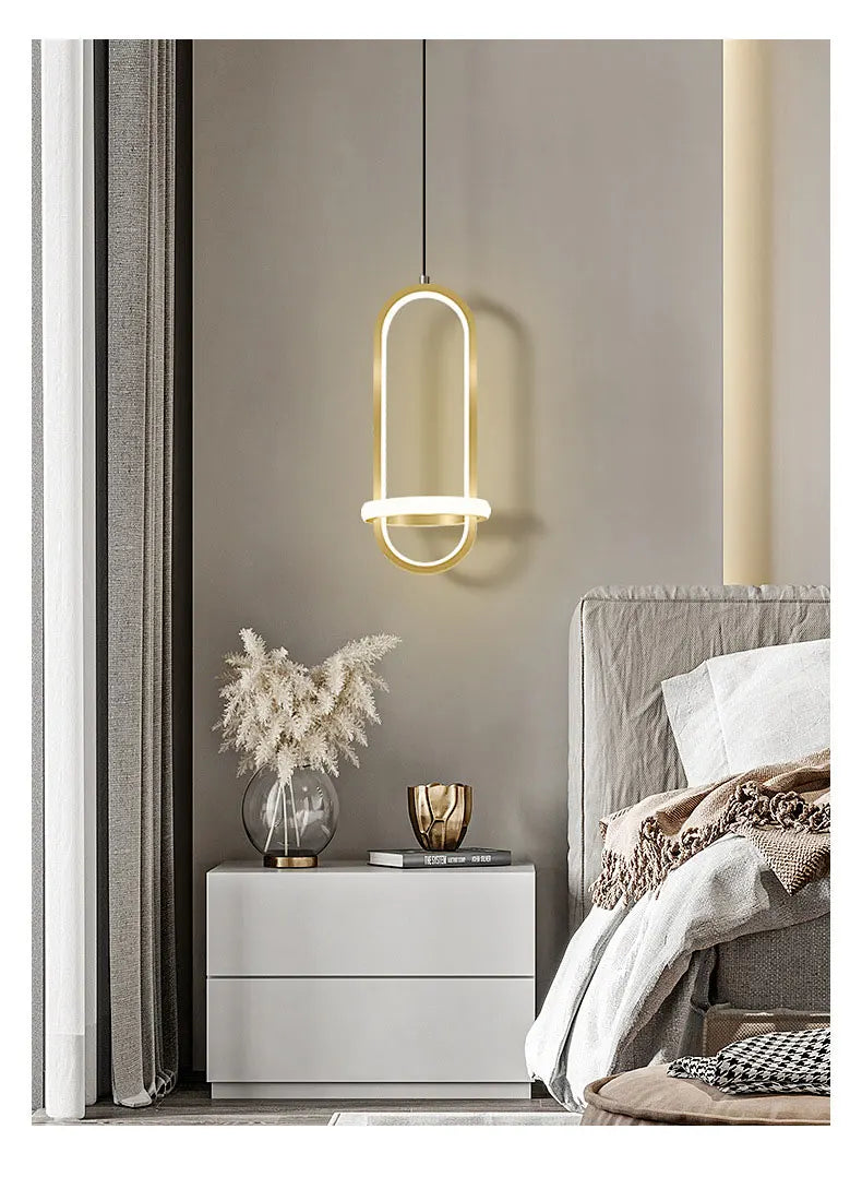 Nordic Modern LED Pendant Light Bedroom Bedside Hanging Chandeliers Lamp For Living room Dinnig Room Table Lamp Lighting Fixture