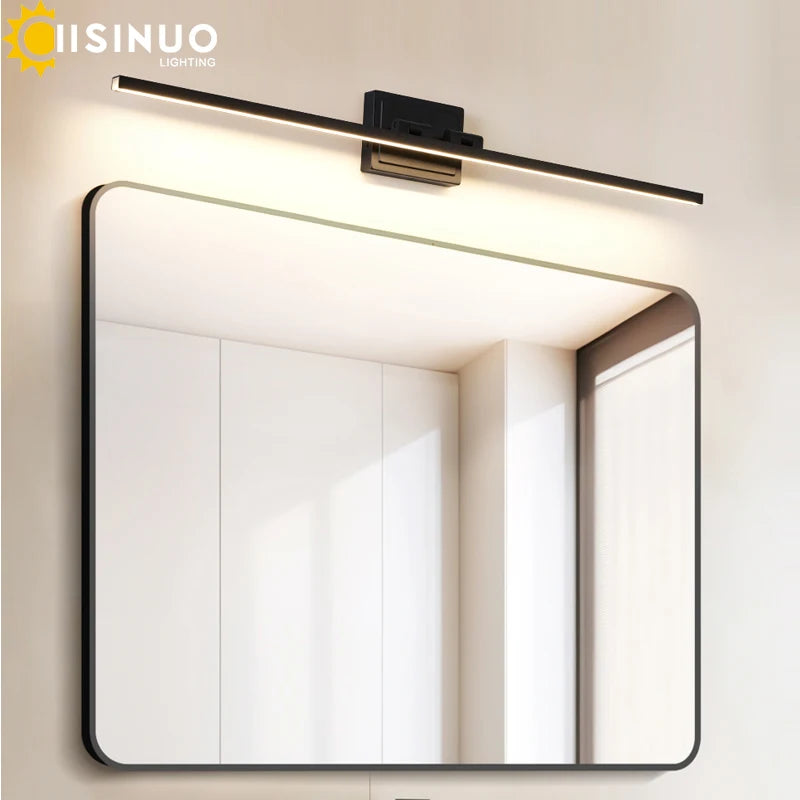 Modern Bathroom Vanity Light LED Dimmable 5CCT Bathroom Light Fixture 180° Rotatable for Over Mirror Bar Bathroom Restroom Decor
