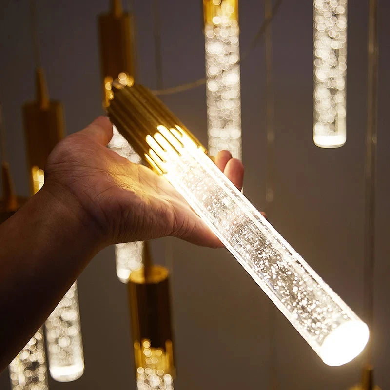 Nordic Crystal Pendant Lights LED Ceiling Lamp Bedside Hanging Lighting for Living Room Kitchen Bedroom Ceiling Home Decor