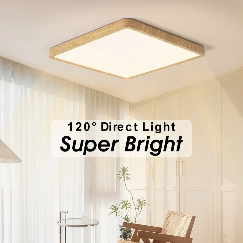 Tuya LED Ceiling Light 0.94Inch Ultra thin 36W Square Voice Control Alexa Smart Lamp For Kitchen Bedroom Living Room Indoor Lamp