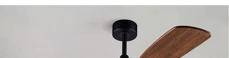 42/52 Inch Solid Wood Ceiling Fan, for Living Rooms, Bedrooms, Dining Rooms, and Study Rooms, with Remote Control Fan Lights