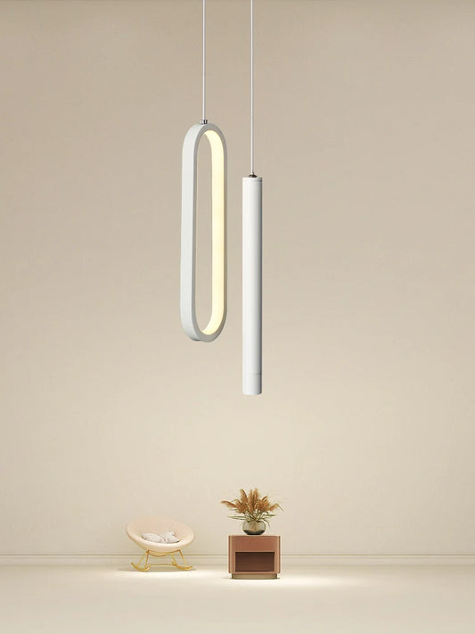 Nordic Lustre Minimalist LED Chandelier Pendant Lights Living Bedroom Bedside Long Line Lights suspensions luminaire Home lamps