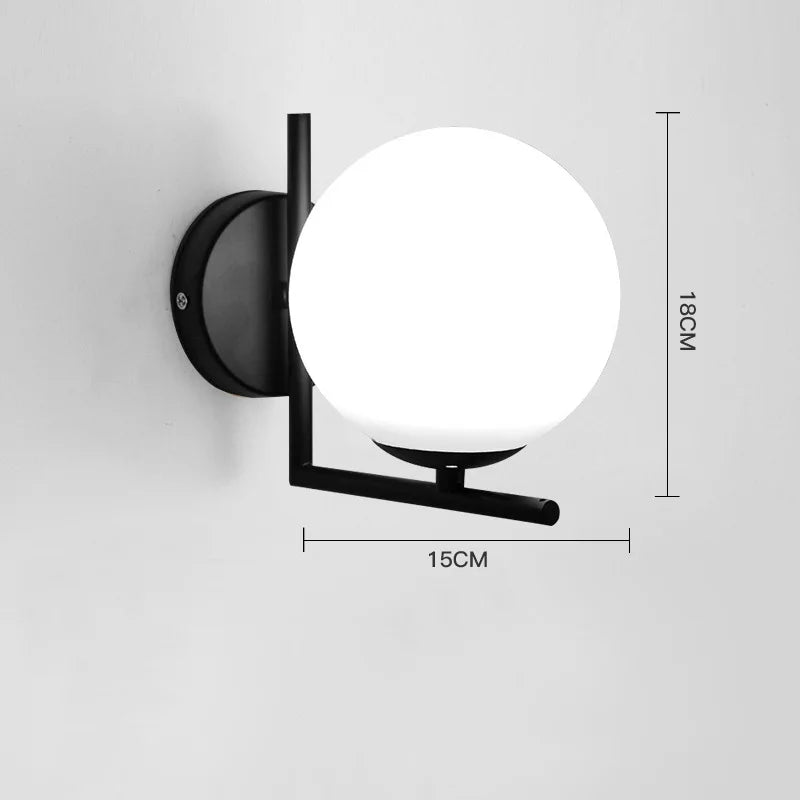 Nordic Wall Lamp Bedroom Bedside Light Warm Romantic LED Lights Luxury Living Room Modern Sconce Starry Background Lighting