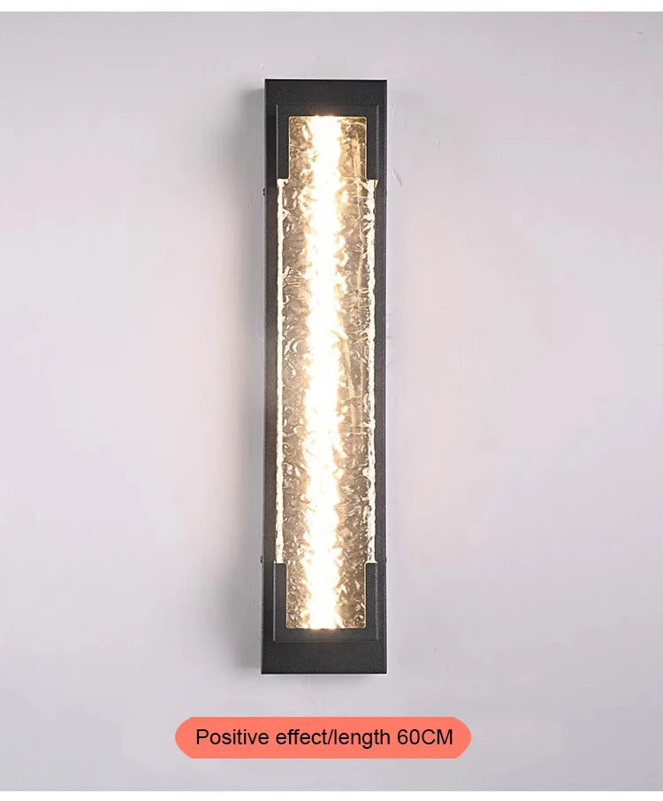 Outdoor wall light LED waterproof garage stainless steel garden terrace 110V 220V external wall porch balcony courtyard light