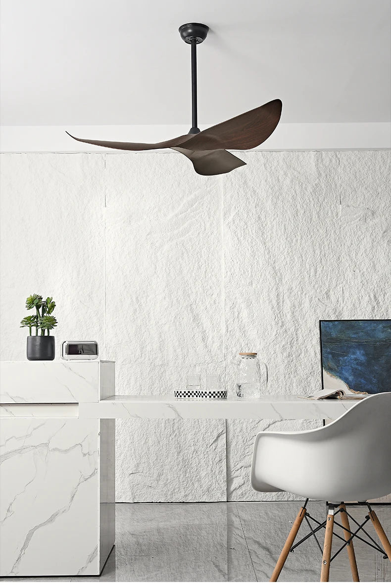 38/52 Inch Ceiling Fan Living Room Restaurant Americans Modern  Office Without Light DC Remote control Electric Fan 110V 220V