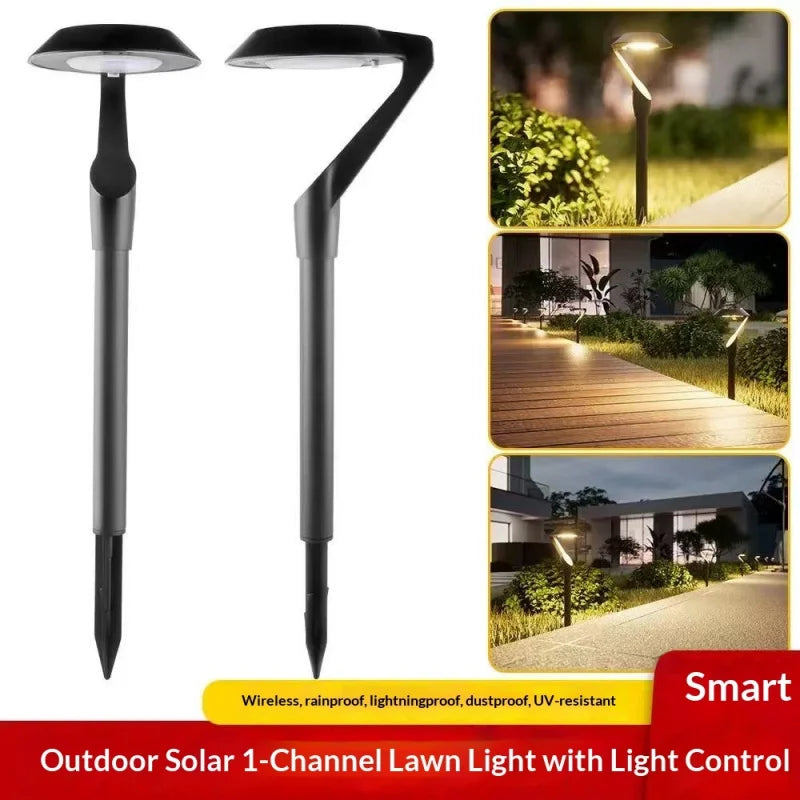 2pc Solar Energy Saving Lamp Super Bright Solar Lawn Lamp Waterproof Household Garden Villa Courtyard LED Solar Lamp