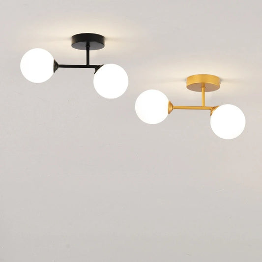 Glass ball Ceiling Lamp Home Deco Interior Lighting For Bedroom Living Room Dining Table Cloakroom Corridor Nordic Ceiling Light