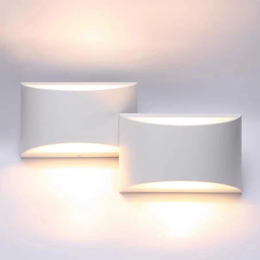 Aluminum LED Wall Light Indoor Light Bedroom Living Room Wall Light Modern Simple 6W White Black Wall Lamp Lighting Fixture