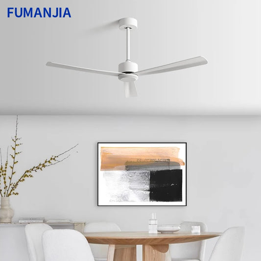 50 Inch Inverter Ceiling Fan: 6 - Speed Remote, Silent, Energy - Saving for Living & Dining Rooms, Boasting Sleek Modern Design