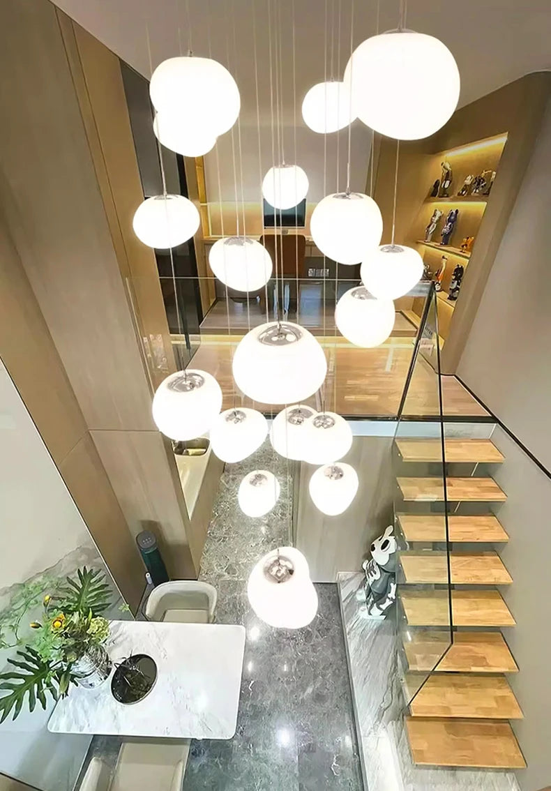 Nordic home decor dining room Pendant lamp lights indoor lighting stair lamp hanging light chandelier lamps for living room