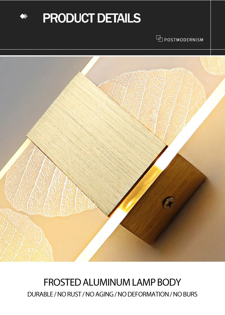 Acrylic Indoor Wall Lamp 6W LED Wall Light Modern Nordic Sconce Lamps Balcony Aisle Bedside Lights For Home Decoration AC85-265V