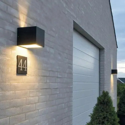 IP65 LED Wall Lamp Outdoor Sconce Balcony Porch Light Garden Yard Aisle Decor Lighting Indoor Bedside Lamp Aluminium AC110V 220V