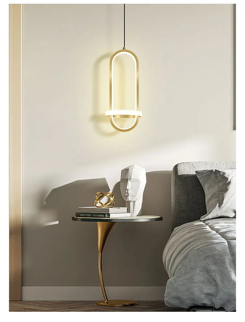 Nordic Modern LED Pendant Light Bedroom Bedside Hanging Chandeliers Lamp For Living room Dinnig Room Table Lamp Lighting Fixture