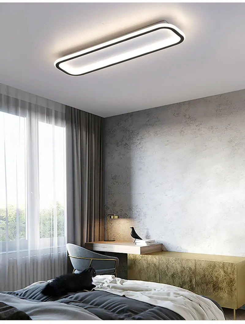 Hot selling aisle light rectangular simple modern LED ceiling light bedroom living room corridor light creative balcony light