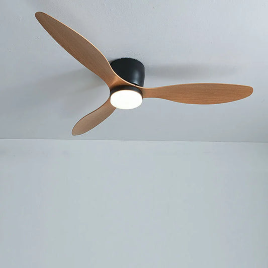 Ceiling Fans With Light No Light  DC Motor 6 Speeds Timing Fans 20CM Low Floor Loft Remote Control Decorative Led Fan With Light