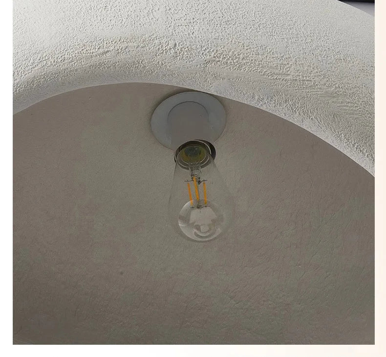 Nordic Wabi Sabi E27 Pendant Lights Dining Room Bedroom Chandelier Lustre Bar Suspend Lamp Home Decor Loft Hanging Light Fixture