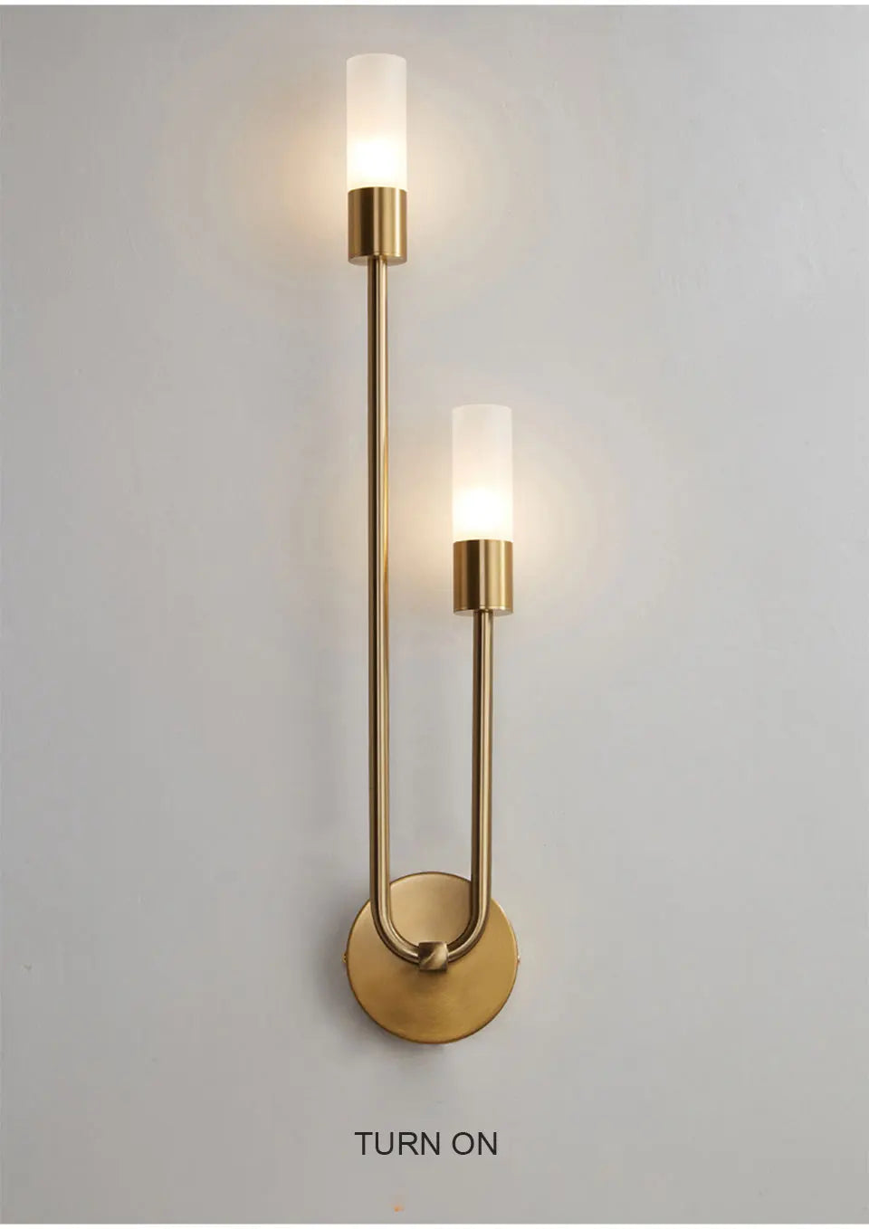Modern Wall Lamps Indoor Wall Sconces G9 Gold Black Light Fixture Minimalist Candle Lighting for Bedroom Stairway Balcony Decora