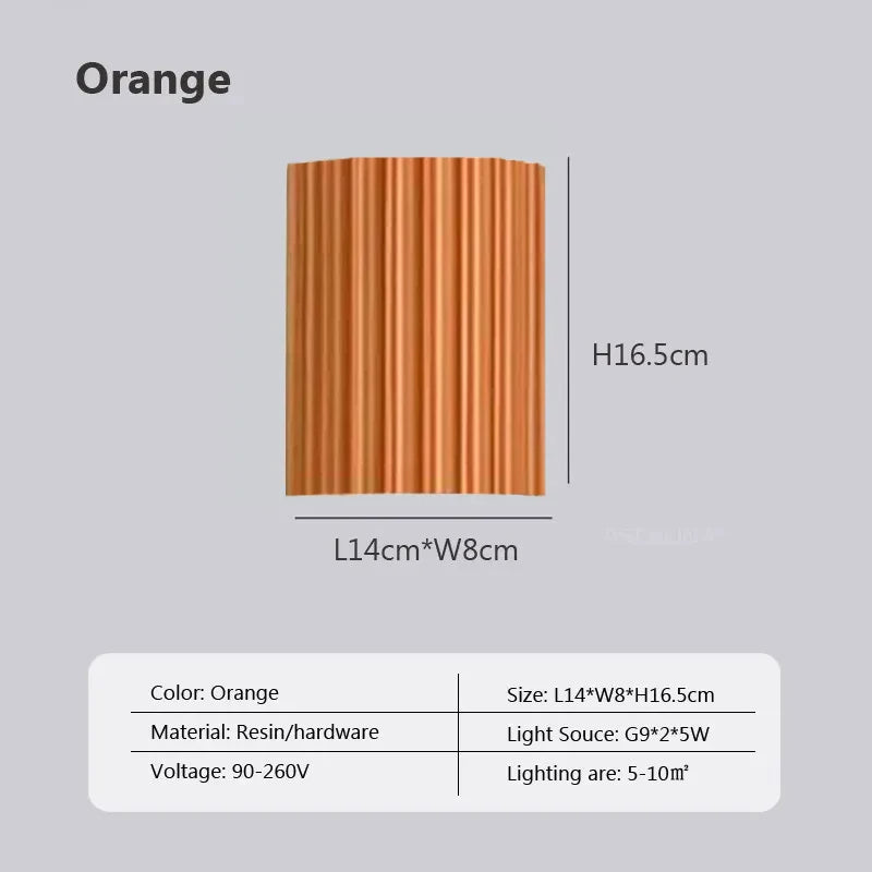 Modern LED Wall Lamp Minimalist Macaron Resin Sconces Entryway Aisle Living Rooms Bedrooms Bedside Study Illumination Luminaire