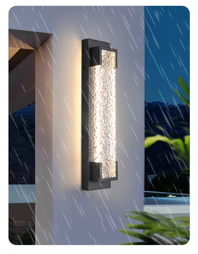 Outdoor wall light LED waterproof garage stainless steel garden terrace 110V 220V external wall porch balcony courtyard light